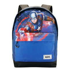 Marvel Captain America Full-HS FAN Sac à dos HS FAN, bleu