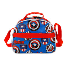 Marvel Captain America Gravity-3D Lunch Bag, Red