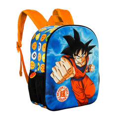 Dragon Ball (Bola de Dragón) Punch-Mochila 3D Pequeña, Azul