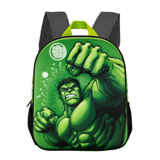 Marvel Hulk Fist-Mochila 3D Pequeña, Verde