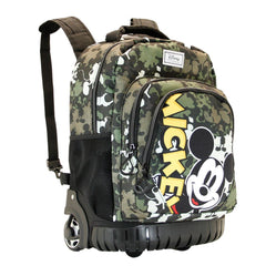 Disney Mickey Mouse Surprise-Mochila Trolley GTS FAN, Verde Militar