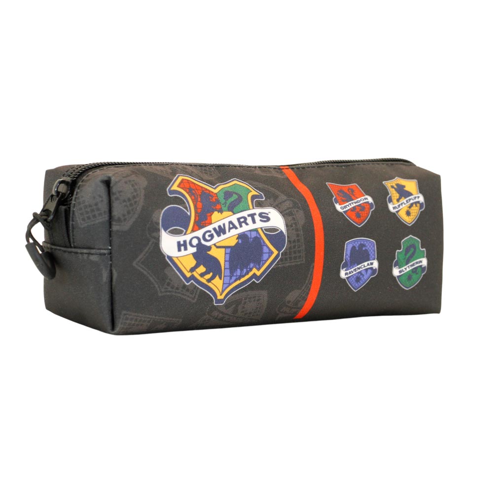 Harry Potter College-Estuche Portatodo Cuadrado FAN, Gris
