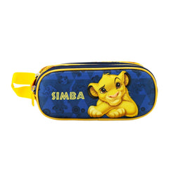 Disney El Rey León Simba Rest-Estuche Portatodo 3D Doble, Azul Oscuro