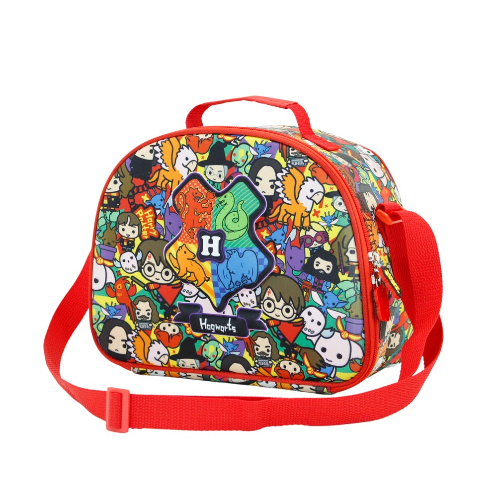 Harry Potter All Together Now-3D Lunch Bag, Red