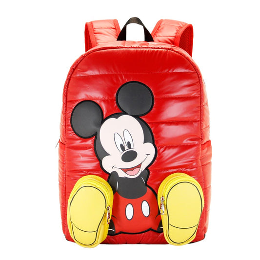 Disney Mickey Mouse Shoes-Mochila Padding db, Rojo
