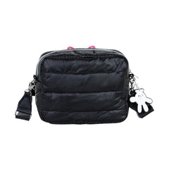 Disney Minnie Mouse Air-Bolso Bandolera IBiscuit Padding, Negro