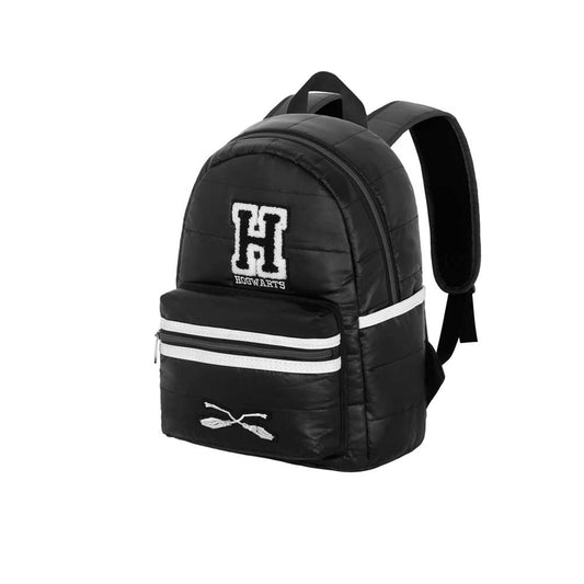 Harry Potter H-Fashion Padding Fashion Backpack, Black