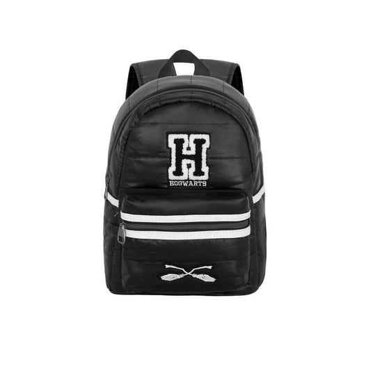 Harry Potter H-Fashion Padding Fashion Backpack, Black