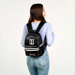 Harry Potter H-Fashion Padding Fashion Backpack, Black