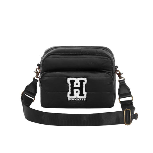 Harry Potter H-Bag IBiscuit Padding Shoulder Bag, Black
