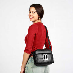 Harry Potter H-Bag IBiscuit Padding Shoulder Bag, Black