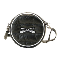 Harry Potter H-Padding Round Shoulder Bag, Black