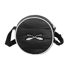 Harry Potter H-Padding Round Shoulder Bag, Black