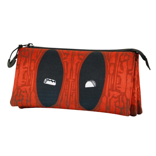 Marvel Deadpool Weapons - Triple ECO Pencil Case, Red