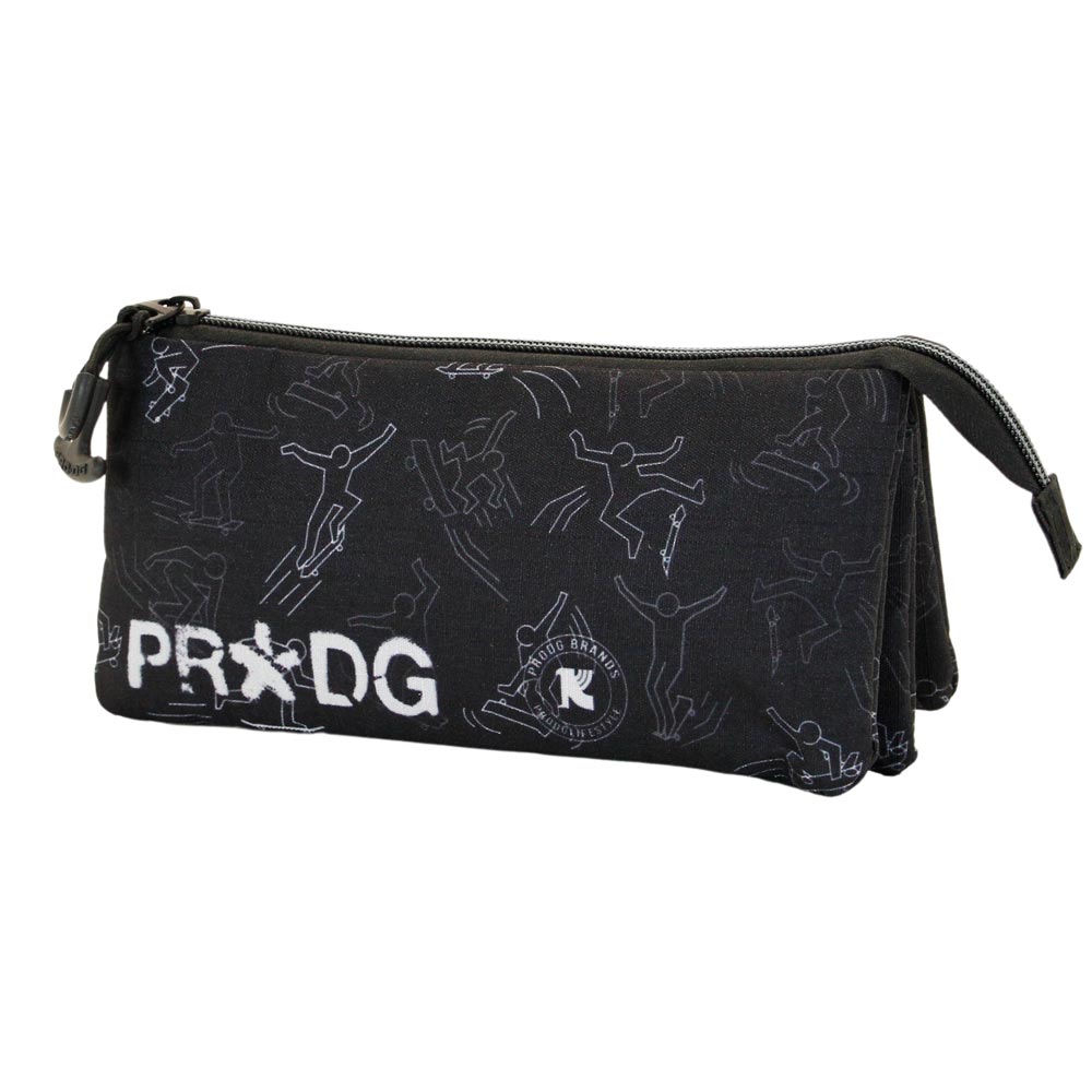 PRO-DG Tricks-Estuche Portatodo Triple ECO, Negro