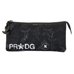 PRO-DG Tricks-Estuche Portatodo Triple ECO, Negro