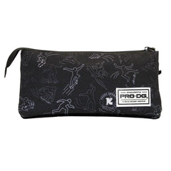 PRO-DG Tricks-Estuche Portatodo Triple ECO, Negro