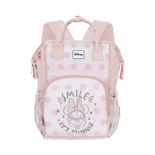 Disney Minnie Mouse Dear-Mommy Backpack, Salmon