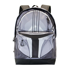 Star Wars The Mandalorian Helmet-HS FAN Backpack, Grey