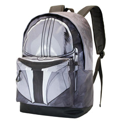 Star Wars The Mandalorian Helmet-HS FAN Backpack, Grey