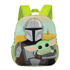 Star Wars The Mandalorian Eyes-Small 3D Backpack, Green