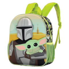 Star Wars The Mandalorian Eyes-Small 3D Backpack, Green
