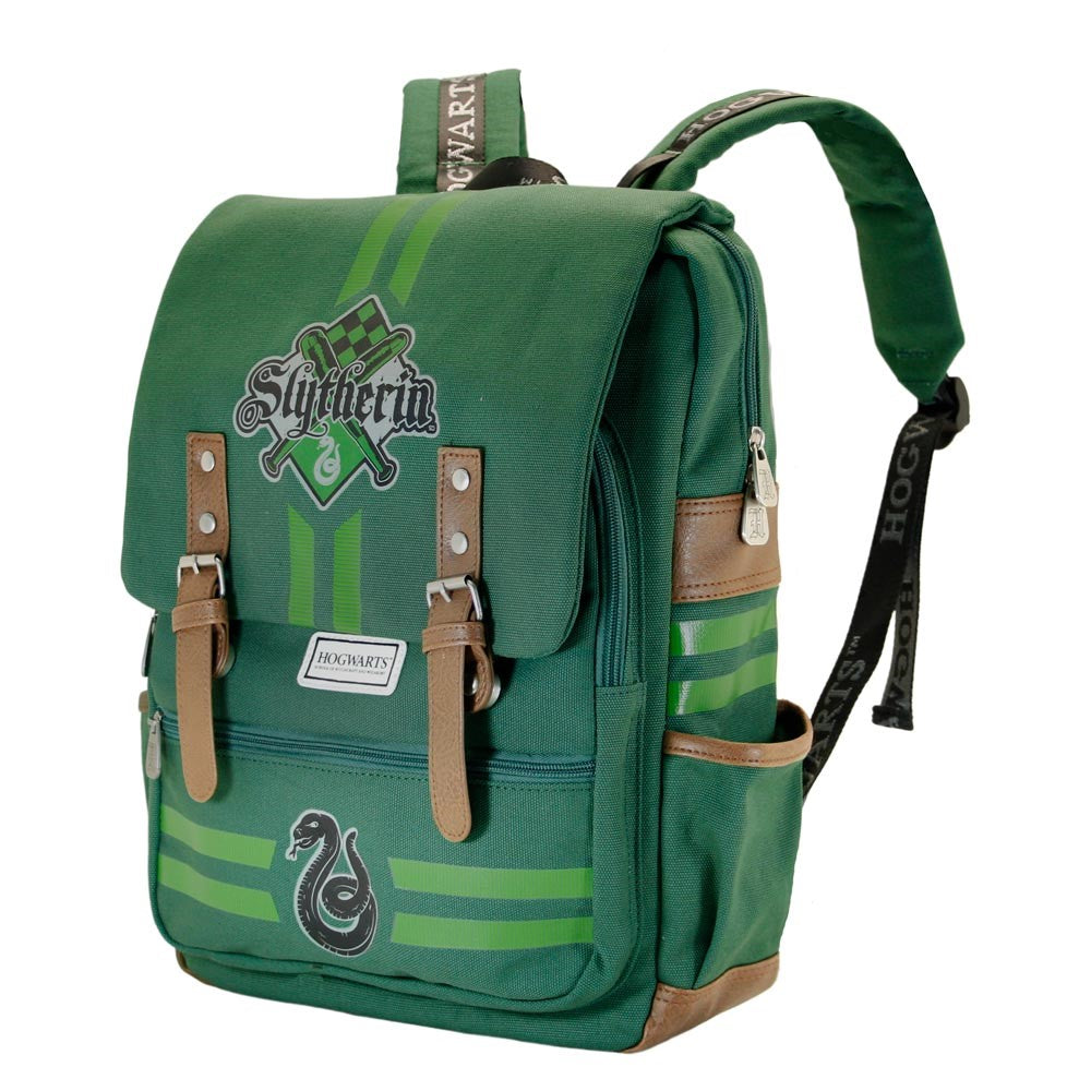 Harry Potter Slytherin Oxford Satchel, verde