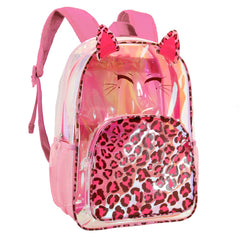Sac à dos Oh My Pop Feline-Laser, rose