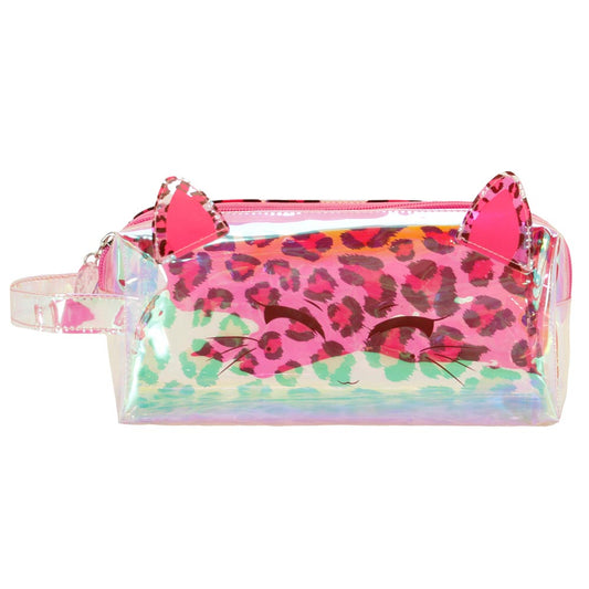 Oh My Pop! Feline-Laser Pencil Case, Pink