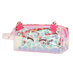 Oh My Pop! Feline-Laser Pencil Case, Pink