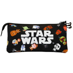 Star Wars Chibi-Estuche Portatodo Triple FAN, Multicolor