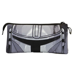 Star Wars The Mandalorian Helmet-Estuche Portatodo Triple FAN, Gris