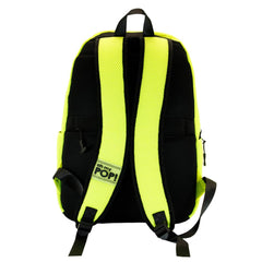 Oh My Pop Yellow Neon-Mesh Backpack, Yellow