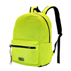 Oh My Pop Yellow Neon-Mesh Backpack, Yellow