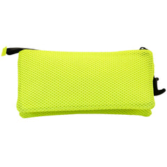 Oh My Pop Yellow Neon-Estuche Portatodo Triple Mesh, Amarillo