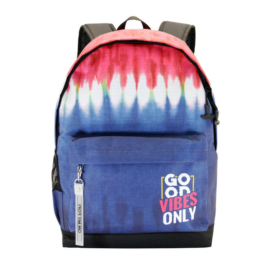 Oh My Pop Good Vibes Denim-Backpack ECO 2.0, Blue