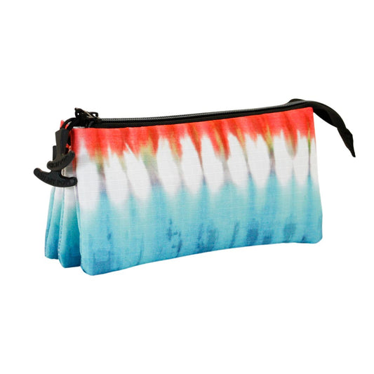 Oh My Pop Good Vibes Mint-Estuche Portatodo Triple ECO, Azul