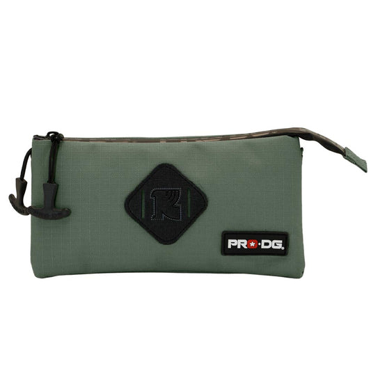 PRO-DG Khaki-Estuche Portatodo Triple Smart, Verde Militar