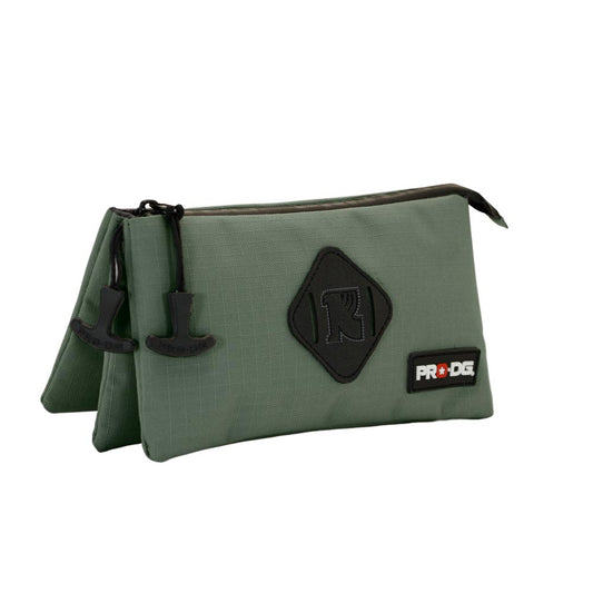 PRO-DG Khaki-Estuche Portatodo Triple Smart, Verde Militar