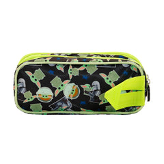 Star Wars The Mandalorian Eyes-Estuche Portatodo 3D Doble, Verde