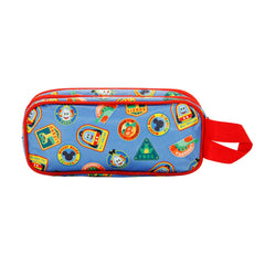 Disney Mickey Mouse Adventure-Estuche Portatodo 3D Doble, Multicolor