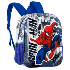 Marvel Spiderman Jumping-Zainetto 3D Piccolo, Grigio
