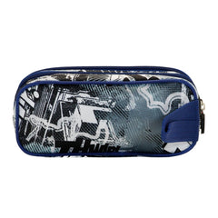 Marvel Spiderman Jumping-Double 3D Pencil Case, Grey