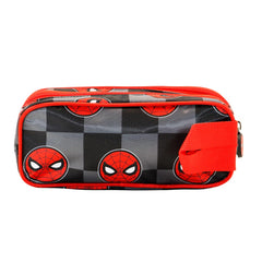 Marvel Spiderman Rally - 3D Double Pencil Case, Black