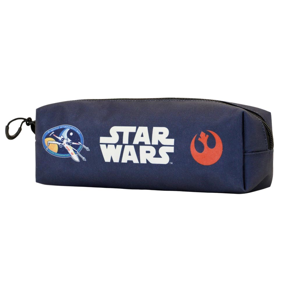 Star Wars Pilot-Estuche Portatodo Cuadrado FAN, Azul Oscuro