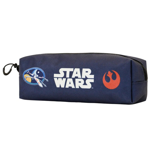 Star Wars Pilot-Estuche Portatodo Cuadrado FAN, Azul Oscuro