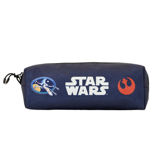 Star Wars Pilot-Estuche Portatodo Cuadrado FAN, Azul Oscuro