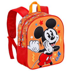 Disney Mickey Mouse Whisper-Mochila 3D Pequeña, Naranja