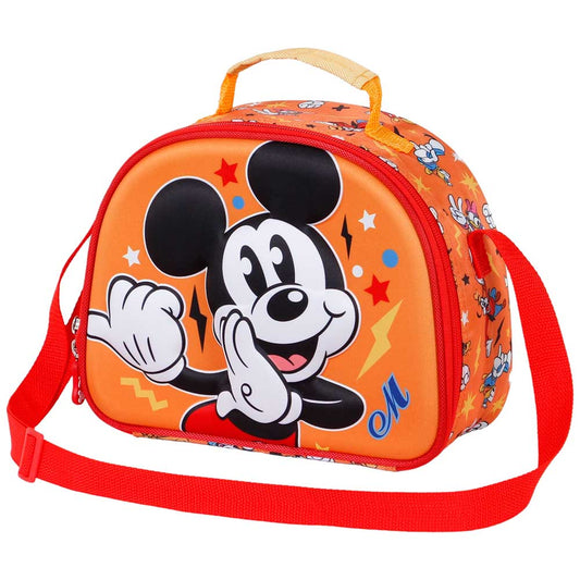 Disney Mickey Mouse Whisper-Disney Mickey Mouse Whisper 3D Lunch Bag, Orange