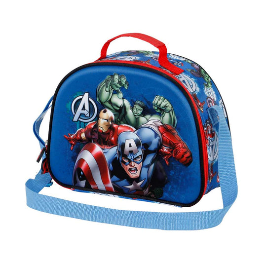 Marvel The Avengers Energy-3D Lunch Bag, Blue